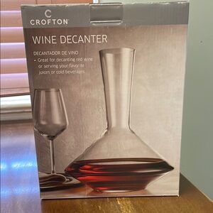 Croton Clear Wine Decanter